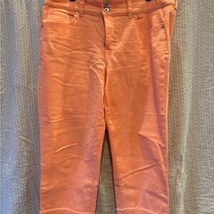 Style & Co. Capri Pants in Bright Orange